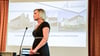 Anja Albrecht vom Architekturbüro Seidl & Heinecke bei der Präsentation des aktuellen Konzeptes.