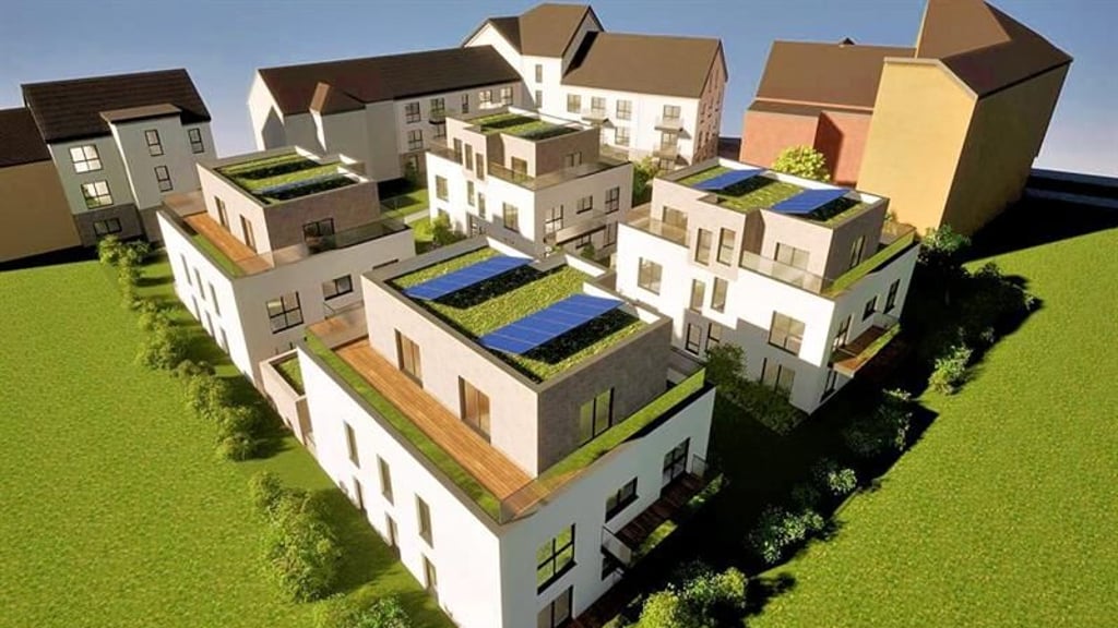 Neue Wohnungen für Weißenfels: Diese Grafik zeigt, wie der neue Wohnkomplex am Mühlberg einmal aussehen soll.