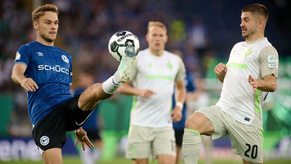 Bielefeld und Bremen lieferten sich eine umkämpfte Partie.