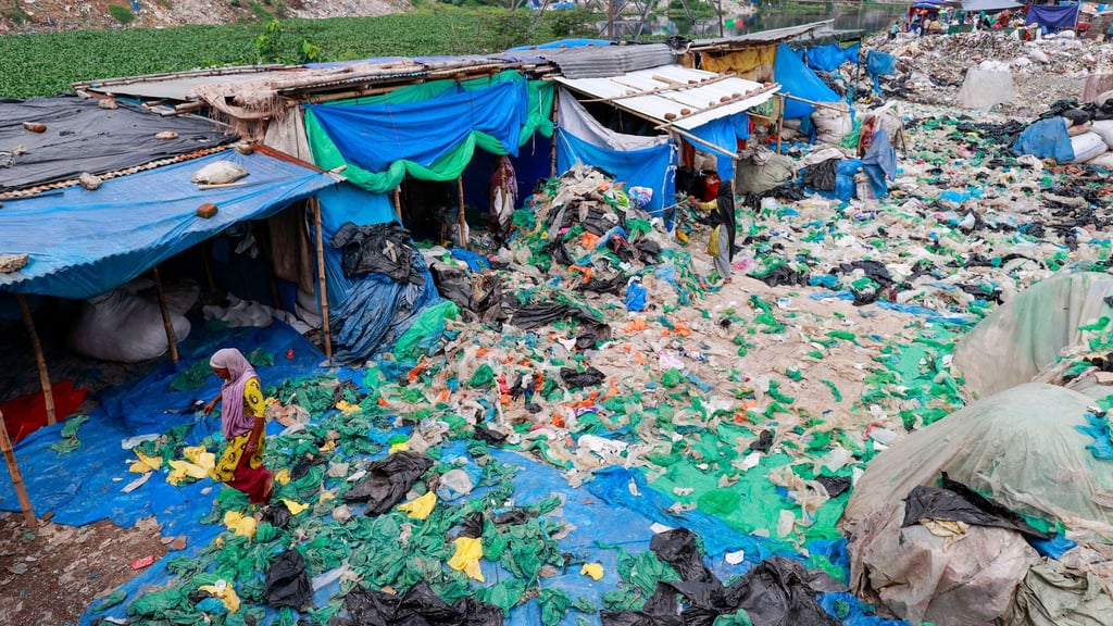 Viele Entwicklungsländer versinken mangels Recyclingmöglichkeiten in Plastikmüll. (Archivbild)