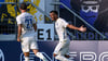 Rayan Ghrieb (rechts) schoss den 1. FC Magdeburg in die zweiten Runde des DFB-Pokals.