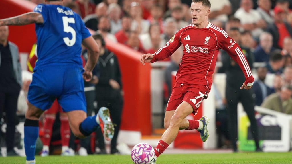 Florian Wirtz feierte seinen ersten Premier-League-Sieg mit dem FC Liverpool, blieb beim 4:2 aber torlos.