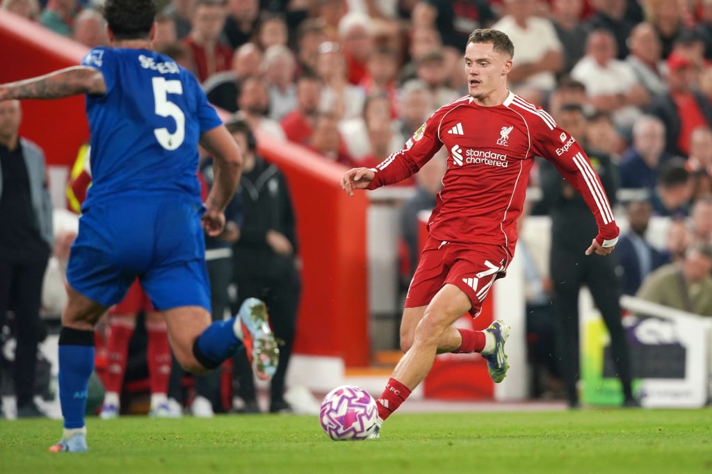 Florian Wirtz feierte seinen ersten Premier-League-Sieg mit dem FC Liverpool, blieb beim 4:2 aber torlos.