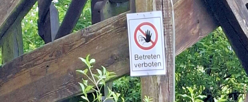 Der Turm am Faulen See darf nicht mehr betreten werden.