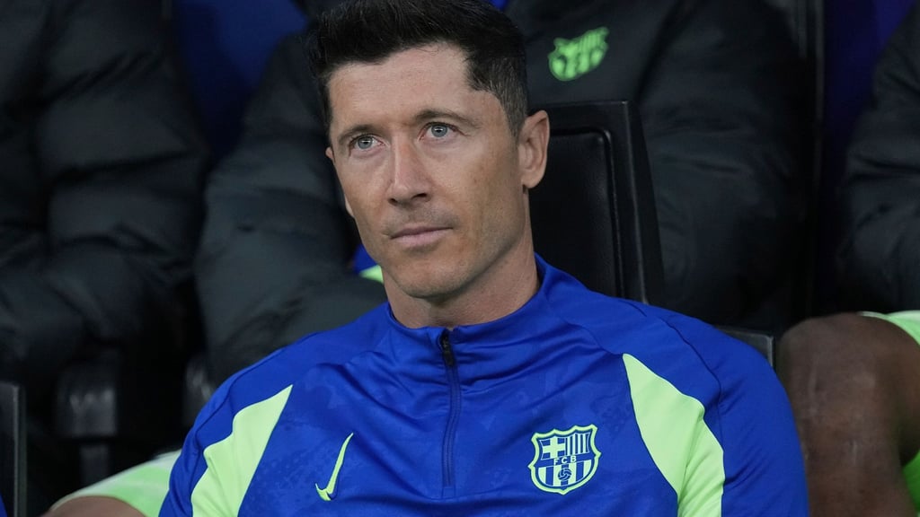 Muss wohl zuschauen: Robert Lewandowski.