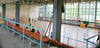 Blick in die Sporthalle Birkholzer Chaussee in Tangerhütte.