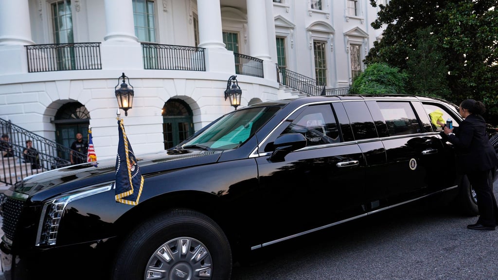 Trump hat das Weiße Haus für den Gipfel in Alaska verlassen.