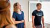 Natalie und Stephan Pietzka schauen sich die neue Wohnung an.