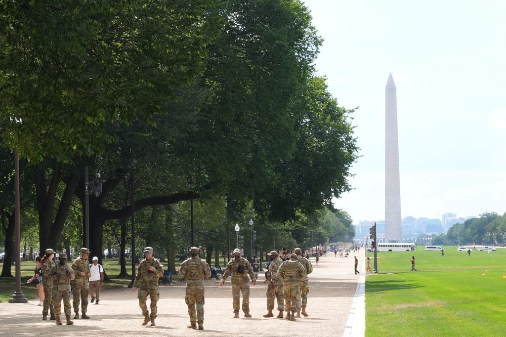 Die US-Regierung hat Washington unter Bundeskontrolle gestellt - die Nationalgarde patrouilliert durch die Hauptstadt.