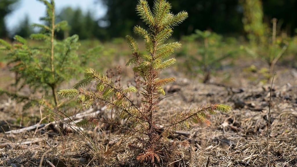 Hitze und Trockenheit machen gerade den jungen Pflanzungen zu schaffen.