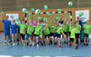 Die neuen Bällen kamen beim offiziellen Start der ersten Handball-Talentgruppe in Dessau-Roßlau gleich zum Einsatz.