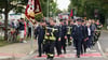 In den Umzug der Wolmirstedter Feuerwehr hatten sich viele Wehren der umliegenden Gemeinden eingereiht. 