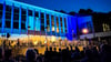 Beim Filmmusikabend an der Seilbahn-Talstation Thale.
