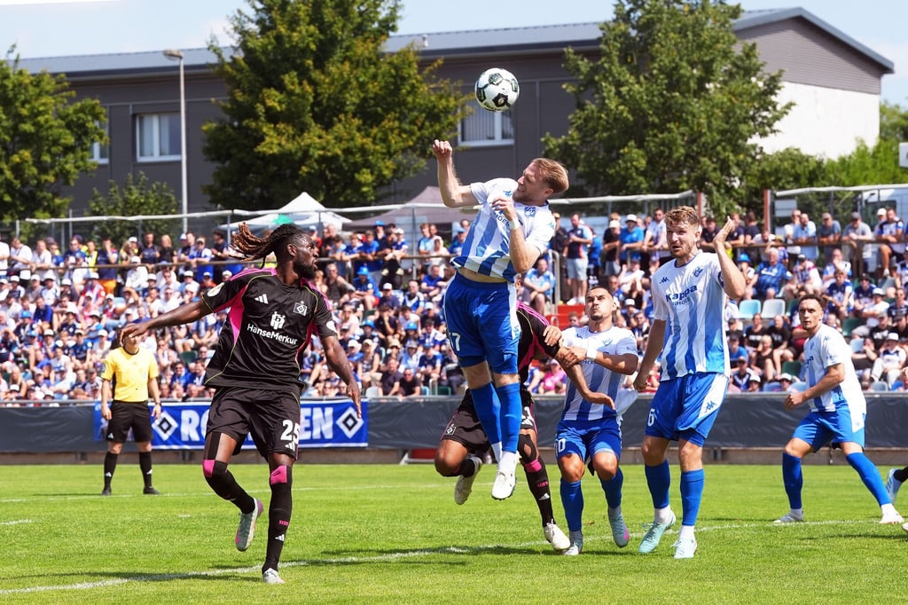 Jordan Torunarigha (li) und der HSV sehen ganz schlecht aus