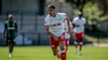 André Silva bei seinem letzten Auftritt für RB Leipzig, dem Testspiel gegen Lens.
