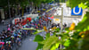 Die Radprofis bei den Hamburger Cyclassics.