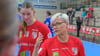 Ines Seidler weiß um die fehlende Tiefe auf Unions Kreisposition, vor allem wenn eine Spielerin, wie zuletzt Lucy Strauchmann (l.), mal ausfällt. 