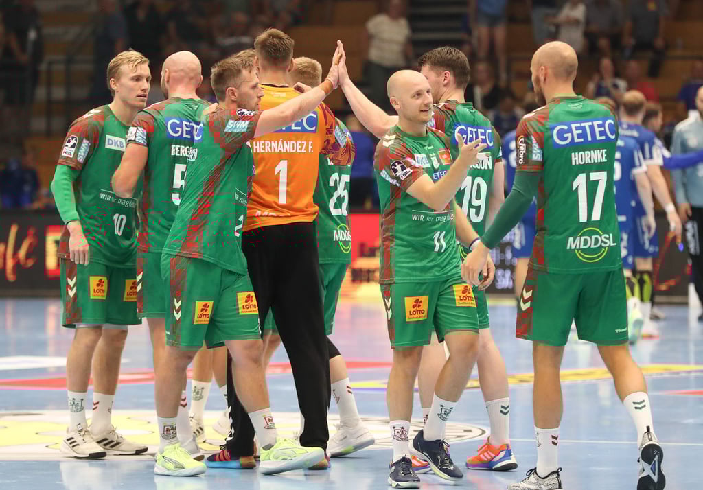 Beim Wartburg-Cup in Eisenach gab es beim SC Magdeburg nur zufriedene Gesichter.