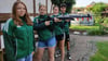 Sie sind die Hoffnungsträger aus dem Harz bei der Deutschen Meisterschaft im Sportschießen 2025: (v. l.:) Merle Sallie, Lilli Schweimler, Leni Heindorf und Khalil Mohamad aus Deersheim.