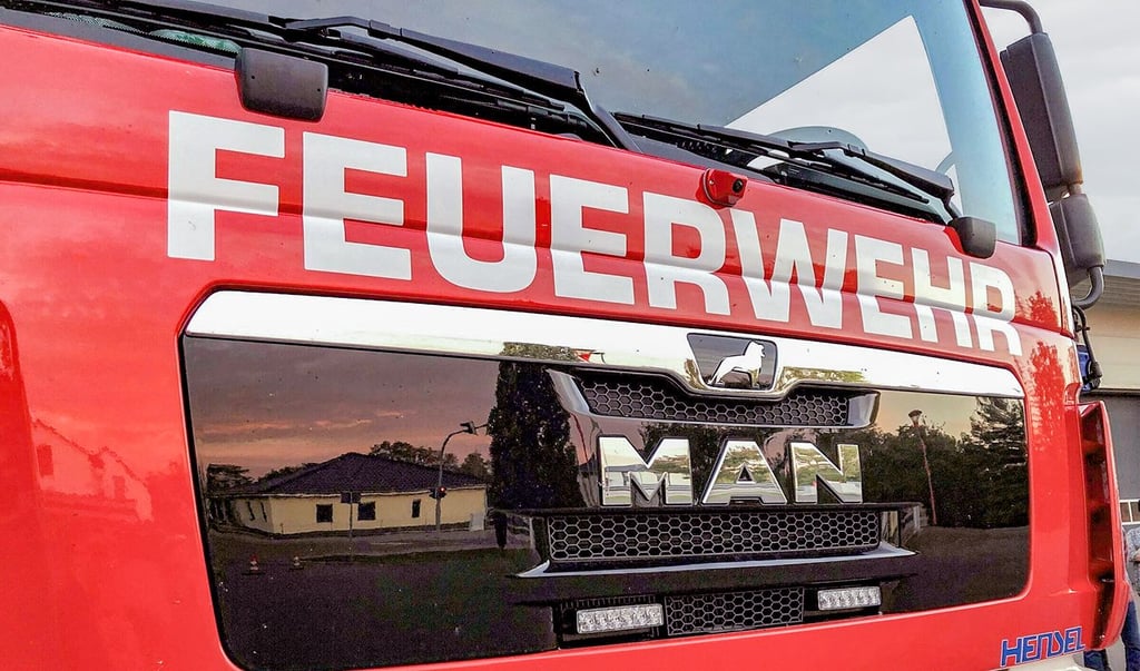 Ein Fahrzeug der Merseburger Feuerwehr - unzählige Male mussten die Kamerade ausrücken.