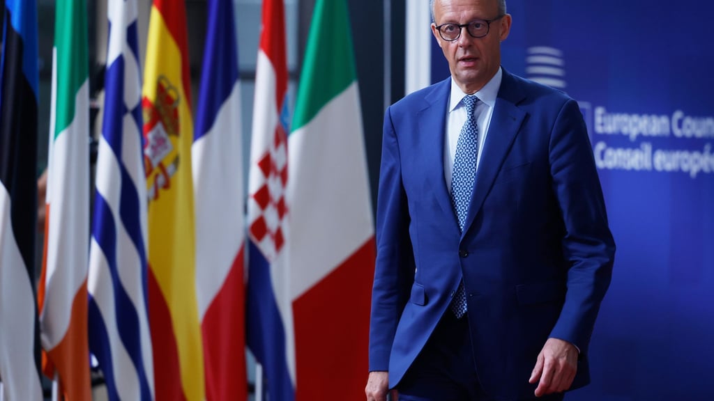 Kanzler Friedrich Merz (CDU) und seine EU-Kollegen kommen morgen zu einem digitalen EU-Gipfel zusammen. (Archivbild)