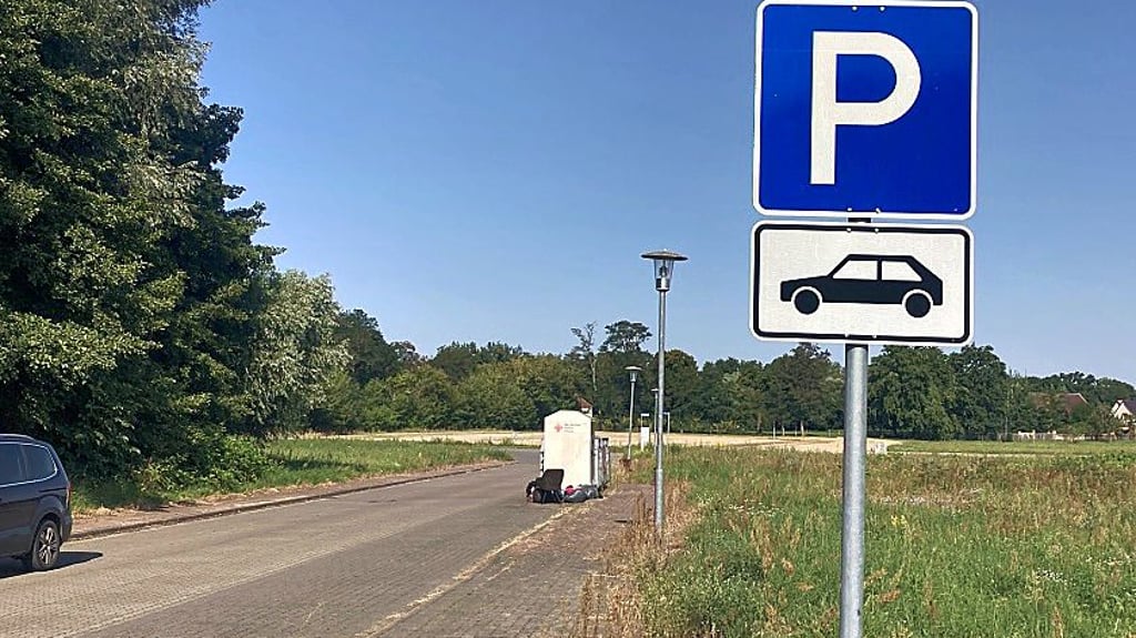 Die Parkplätze sind nur für Pkw vorgesehen.