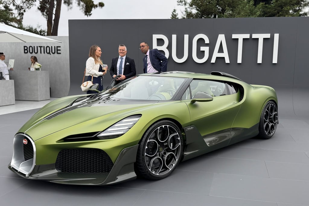 Das Einzelstück Brouillard von Bugatti wurde auf der Car Week im kalifornischen Monterey gezeigt.