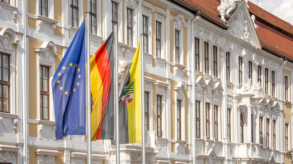 Das Landtagsgebäude in Magdeburg