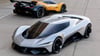 Futuristisch und elektrisch: Chevrolet zeigte auf der Monterey Car Week die beiden Studien Corvette CX.R (hinten) und CX.