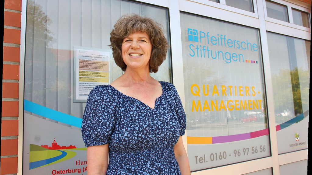 Natali Reindl leitet das Quartiersmanagement in der Melkerstraße in Osterburg noch bis Ende August.