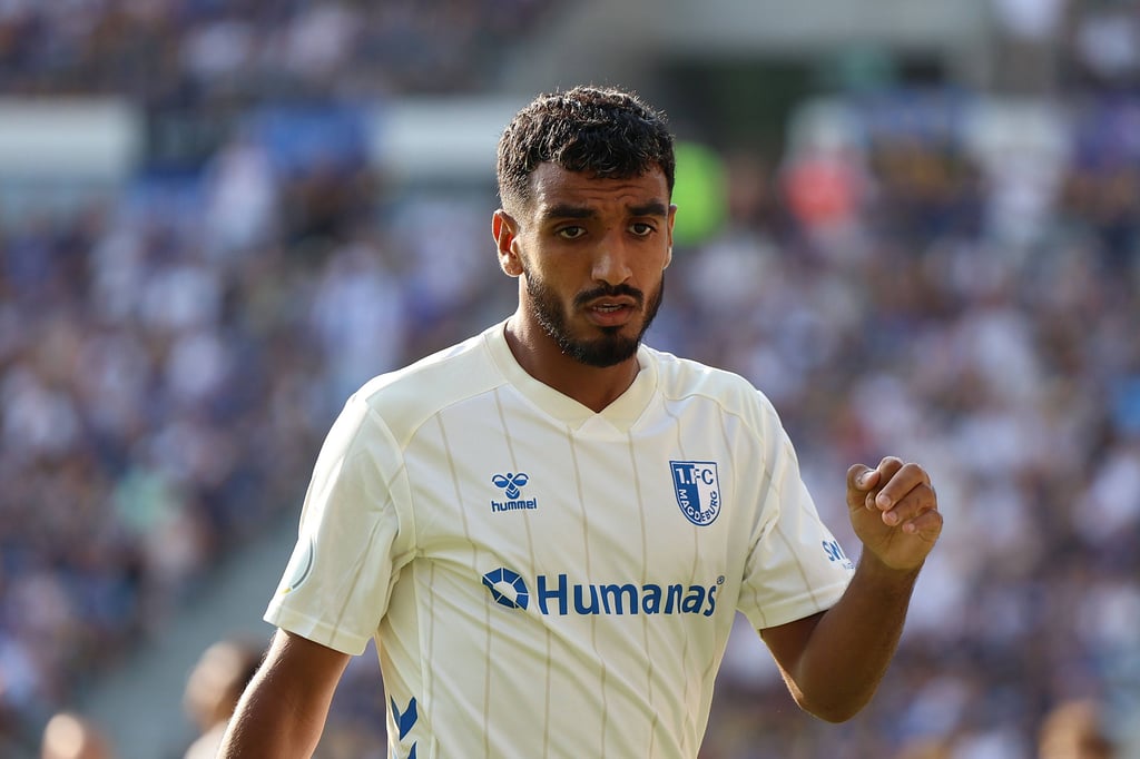 Rayan Ghrieb spielt seit Anfang August für den 1. FC Magdeburg. Im zweiten Spiel für den Verein gelang ihm ein Doppelpack.