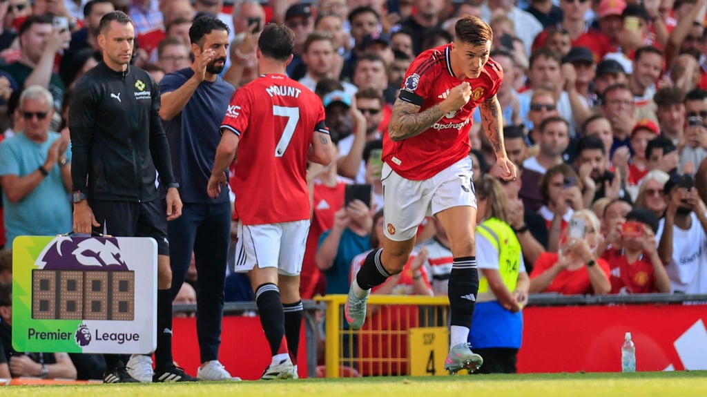 Gegen Arsenal eingewechselt: Erster Einsatz für Ex-RB-Stürmer Benjamin Sesko im Trikot von Manchester United