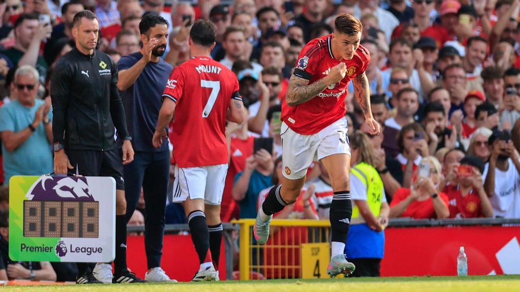 Gegen Arsenal eingewechselt: Erster Einsatz für Ex-RB-Stürmer Benjamin Sesko im Trikot von Manchester United