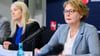 Innenministerin Behrens (rechts) und Justizministerin Wahlmann (beide SPD) stellten gemeinsam das Lagebild von Polizei und Justiz zur Clankriminalität in Niedersachsen vor.