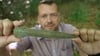 Maik Böhner hat einen Tausende Jahre alten Bronzedolch im Wald gefunden.