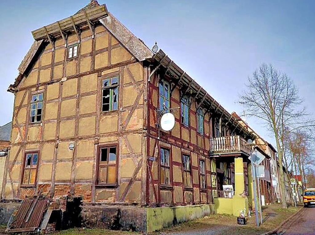 Verschwunden: historischer Gasthof „Prinz von Anhalt“ in Radegast
