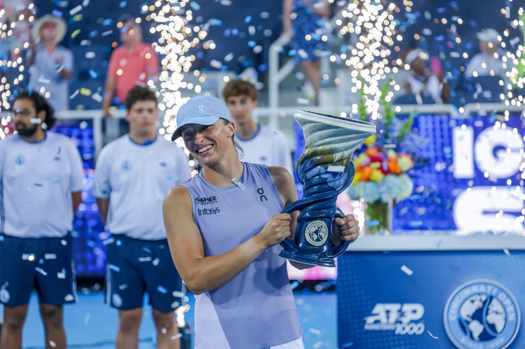 Iga Swiatek ist erstmals Siegerin beim Tennis-Turnier in Cincinnati.