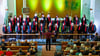 Bild von einem früheren Auftritt: Der „popchor(N)aumburg“ gibt ein Konzert in der Katholischen Kirche Naumburg. 