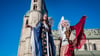 Magische Figuren waren beim Kaiser-Otto-Fest 2024 in Magdeburg zu erleben. 