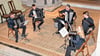 Eröffnet wurde das Heimatfest Freitagabend mit einem Konzert des Akkordeon-Quintetts der Kreismusikschule in der Hecklinger Basilika. Für die Besucher spielten Jan Luca Becker, Laurens Czubak, Dieter Giesemann, Finn Bindrich und Helena Blume (v.l.). Sie wurden mit viel Applaus belohnt und mussten am Ende noch eine Zugabe geben. 