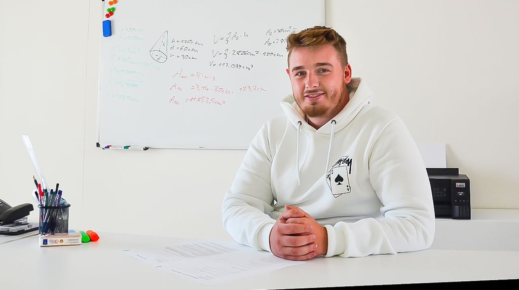 Jannis Prüfer und sein Team bieten in der Innenstadt von Oschersleben Nachhilfe für Schüler aller Klassenstufen an.