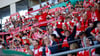 Das Leuna-Chemie-Stadion war gegen den FC Augsburg ausverkauft. 