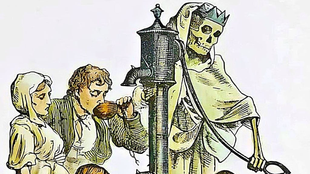 Das Trinkwasser war damals oft verseucht mit Bakterien und Krankheitserregern.