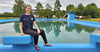 Marja Reuter ist diesen Sommer als Rettungsschwimmerin im Freibad in Glauzig im Einsatz.