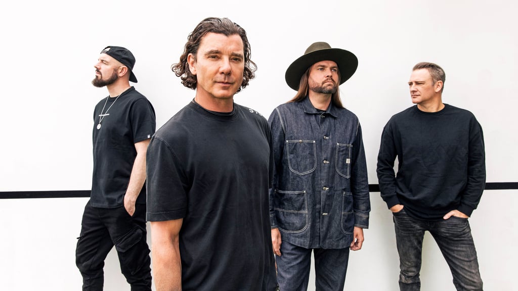 Gavin Rossdale (2. von links), Frontmann von Bush.