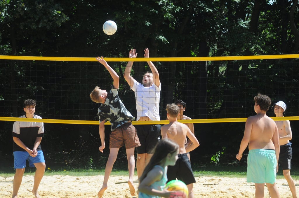 Auch ein Beachvolleyball-Turnier wird es geben.