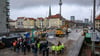 An der Mühlendammbrücke wird noch lange gebaut werden. (Archivbild)