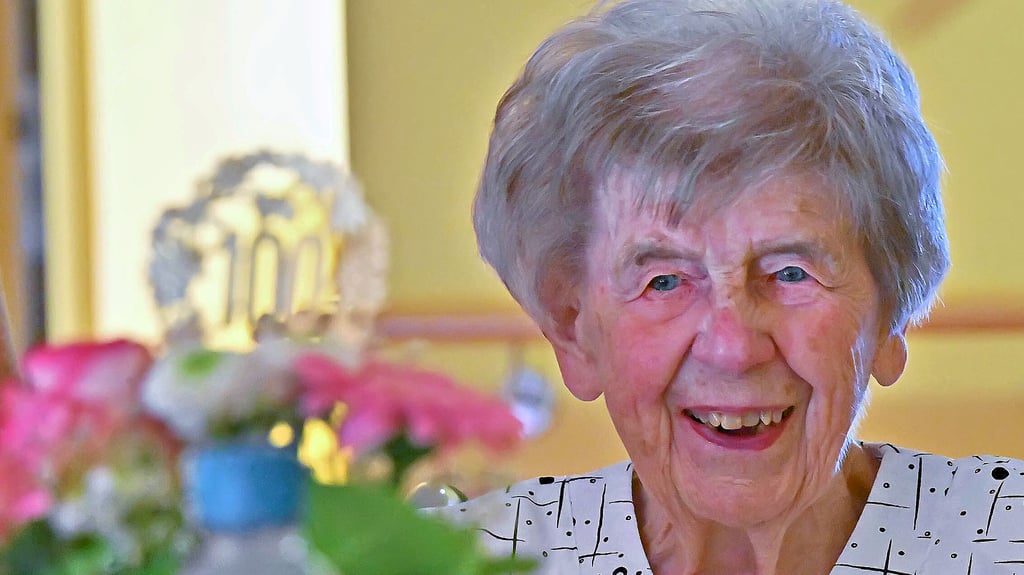Helene Ziebis feiert ihren 100. Geburtstag.