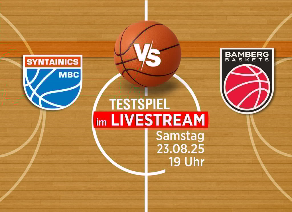 Der Mitteldeutsche BC startet mit einem Testspiel gegen die Bamberg Baskets in die Saisonvorbereitung. Die Basketball-Partie aus Halle übertragen wir an dieser Stelle live.