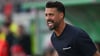 Sandro Wagner im DFB-Pokal seines FC Augsburg beim Halleschen FC.